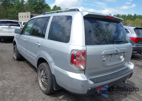 2006 Honda Pilot Ex-L из США, поврежденный, VIN 5FNYF28766B030130